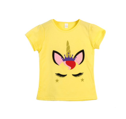 blusa infantil de algodão Manga curta - O Retalho