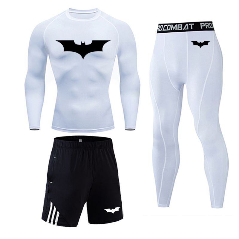 Conjunto de Roupas de Academia Masculino - Secagem Rápida - O Retalho