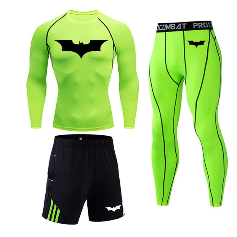 Conjunto de Roupas de Academia Masculino - Secagem Rápida - O Retalho