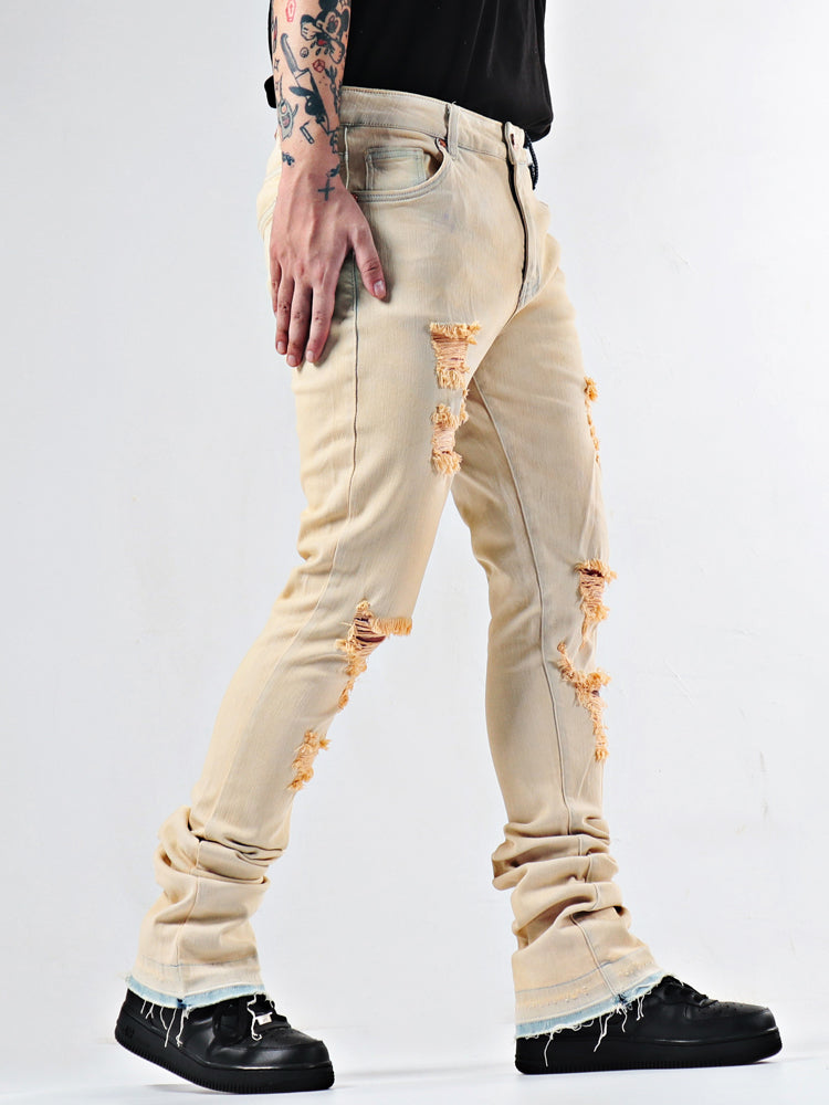 Calça Jeans Flare Elástica Juvenil - O Retalho