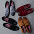 sapatos casual mocassins veludo masculinos - O Retalho