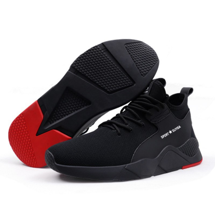 Sapatos com biqueira de aço de outono para homens de segurança à prova de perfurações - O Retalho