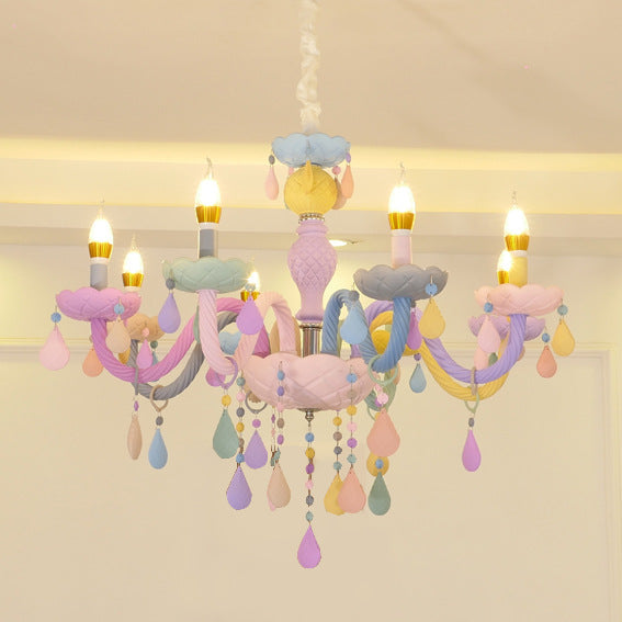 Luminárias de Quarto Macaron Crystal - O Retalho