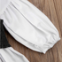 vestido branco evasê para meninas - O Retalho