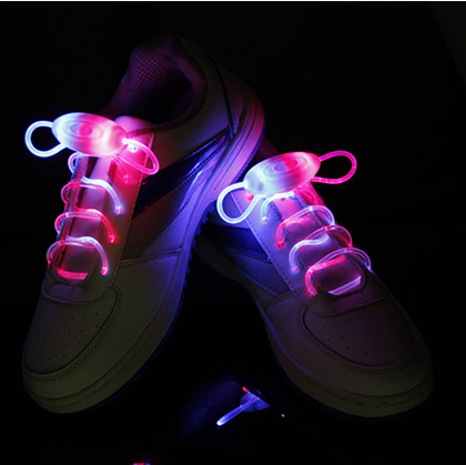 Led Sport Shoe Laces Glow Shoe Strings Round Flash Light Shoelaces - O Retalho