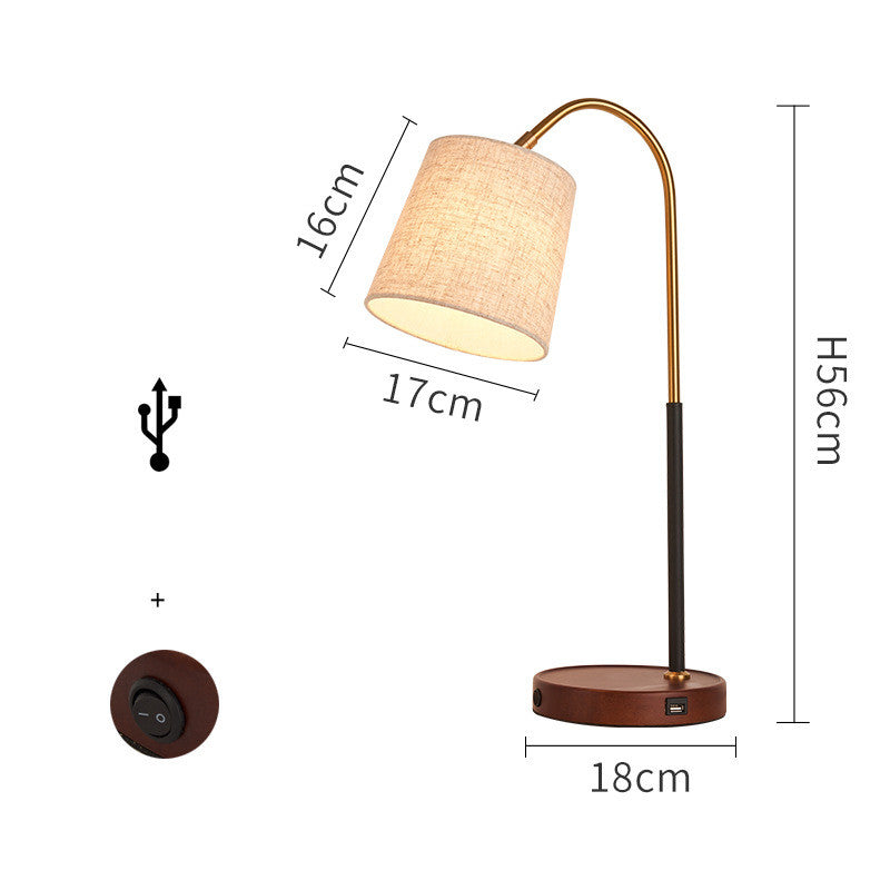 Luminária de Mesa com Carregamento para Celular - O Retalho