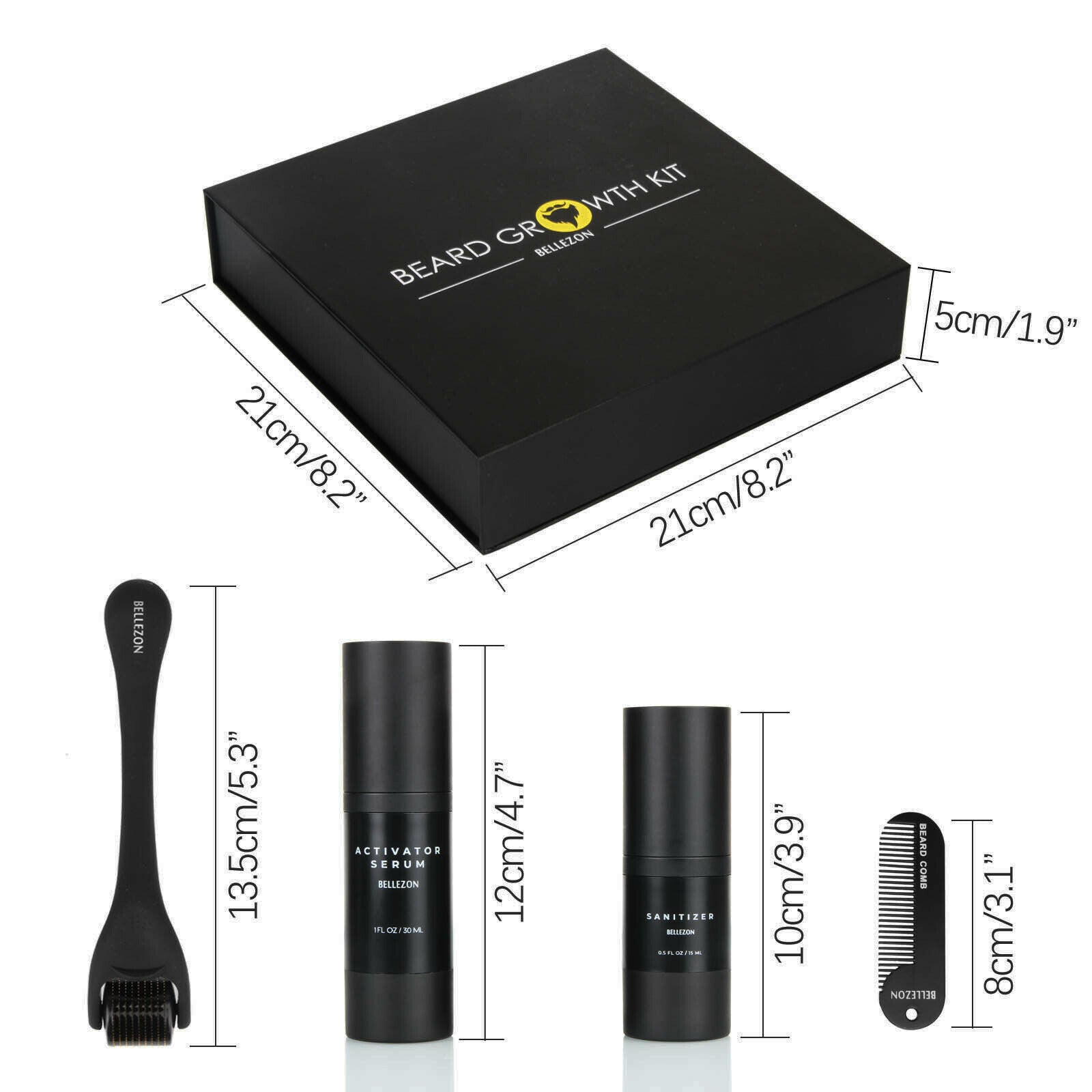 Kit de Cuidado para Barba e Crescimento - O Retalho