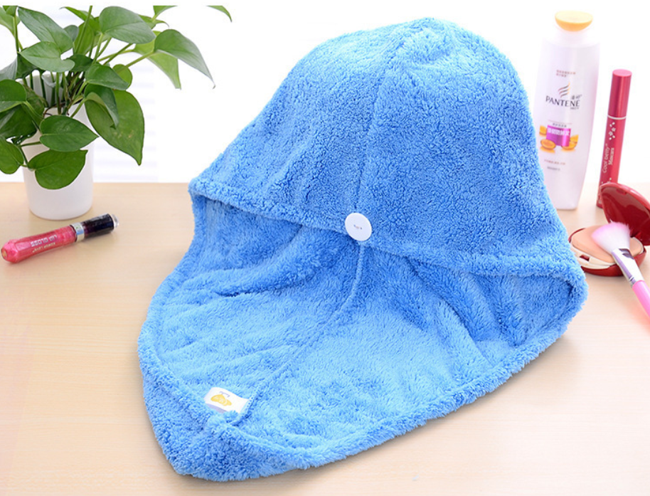 Capuz de Secagem em Coral Fleece - a versão coreana - O Retalho
