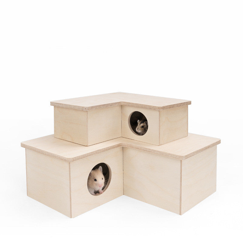 Casa de Madeira para Pequenos Animais - O Retalho