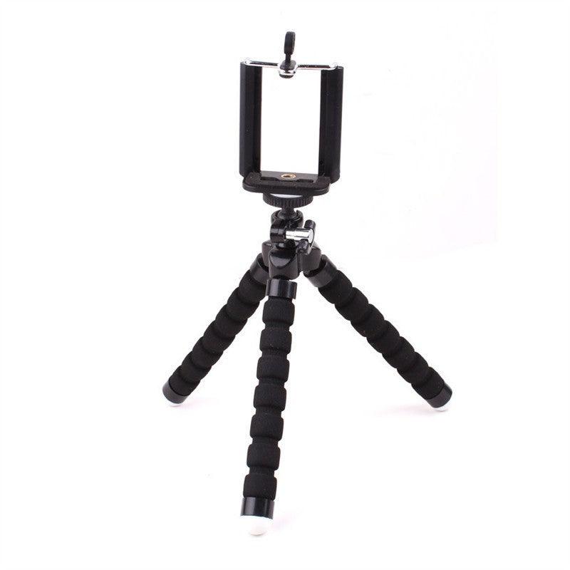 Mini Tripé Octopus Flexível para Smartphone e Câmera GoPro 10/9 - Acessório Versátil e Compacto - O Retalho