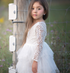 vestido de renda infantil de princesa - O Retalho