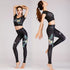 Conjunto de Roupas de Yoga Estampado - Estilo e Elegância para Seu Treino - O Retalho