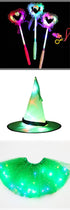 Magical & Luminous LED Princess Halloween Tutu Skirt Sequins Shiny Skirt - O Retalho