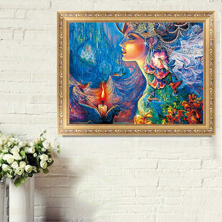 Pintura com Diamantes para Quarto - Adicione Brilho e Arte ao seu Espaço - O Retalho