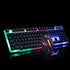 Conjunto brilhante de mouse e teclado para jogos GTX300 CF LOL - O Retalho