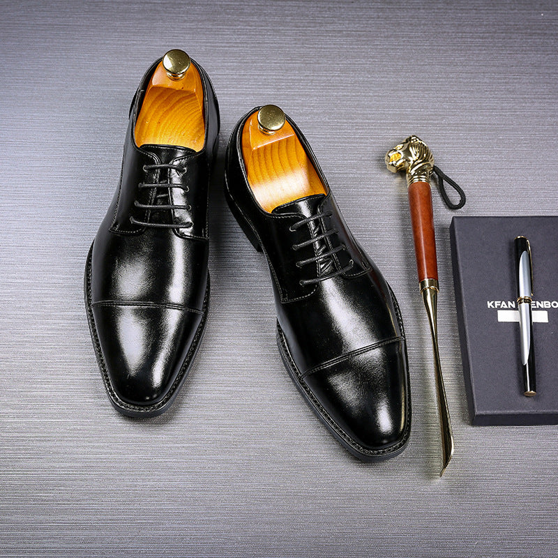 Sapatos classico de estilo britânico para homens - O Retalho
