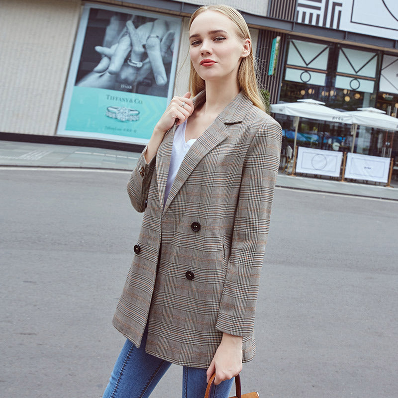 Blazer xadrez versão coreana - O Retalho