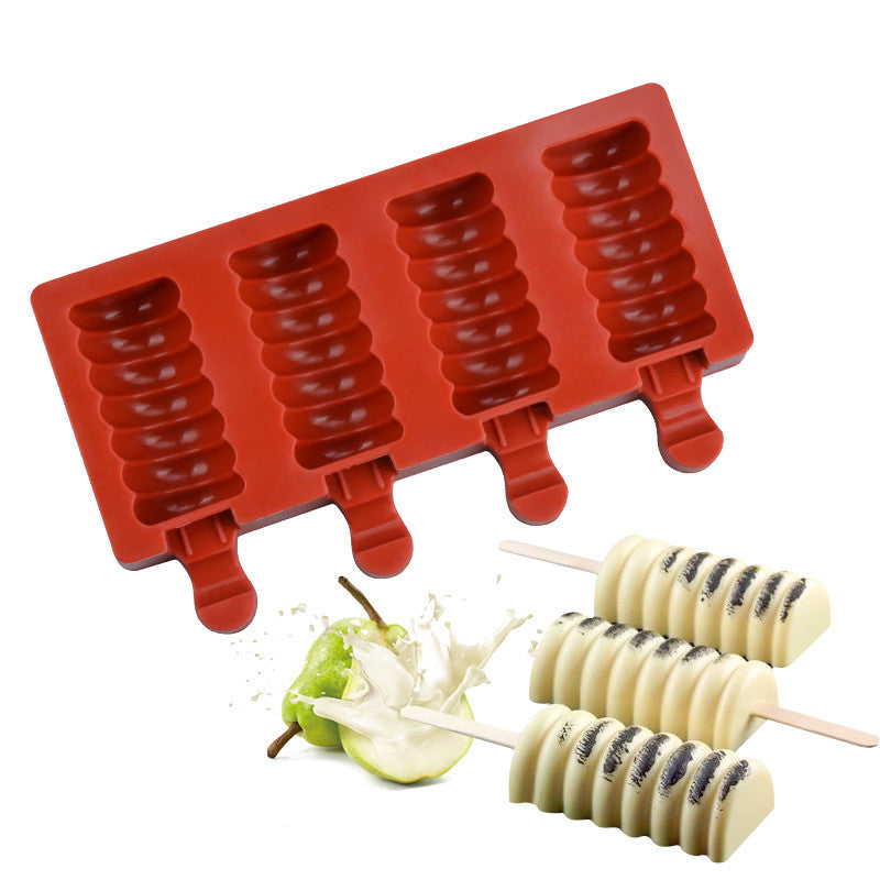 Molde de sorvete de picolé de silicone - O Retalho