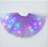 Magical & Luminous LED Princess Halloween Tutu Skirt Sequins Shiny Skirt - O Retalho