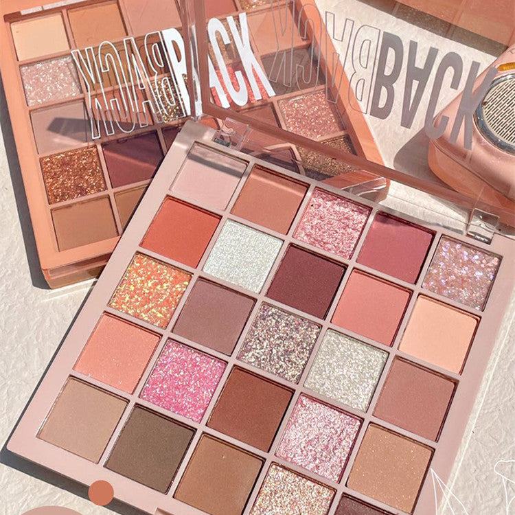Paleta de Sombras Multi-Cores Sintéticas Fosco Perolada - O Retalho