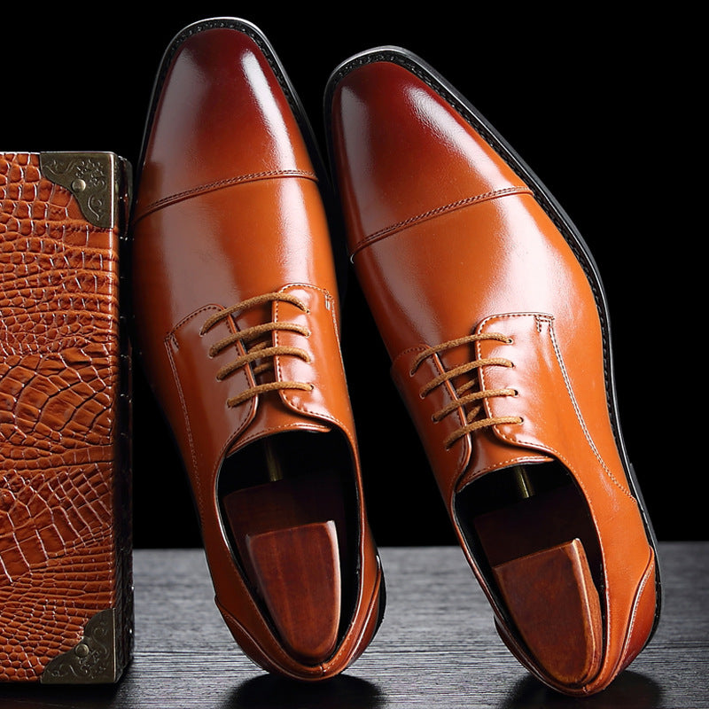 Sapatos classico de estilo britânico para homens - O Retalho