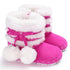 Botinhas de Inverno com Pompons - O Retalho