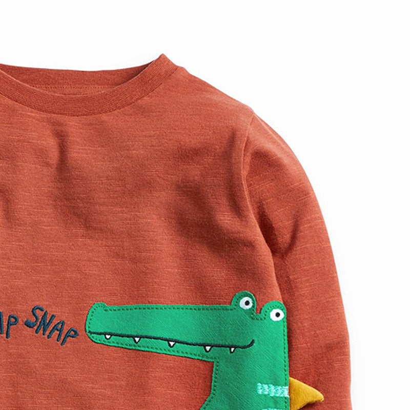 Camisola de menino em malha de algodão - O Retalho
