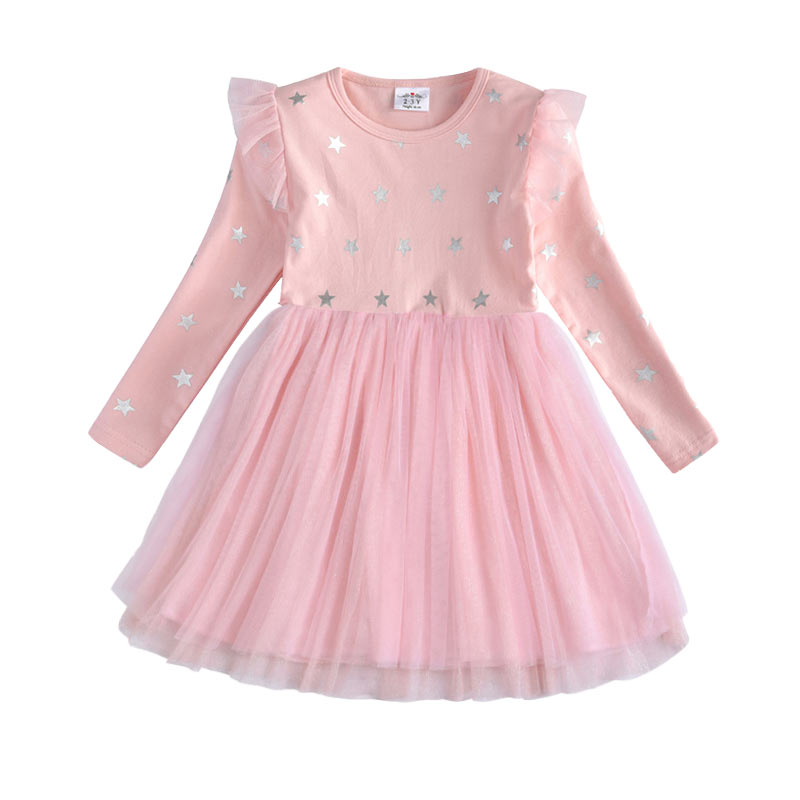 vestidos elegantes para meninas com desenho de unicórnio - O Retalho