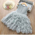 vestido de renda infantil de princesa - O Retalho