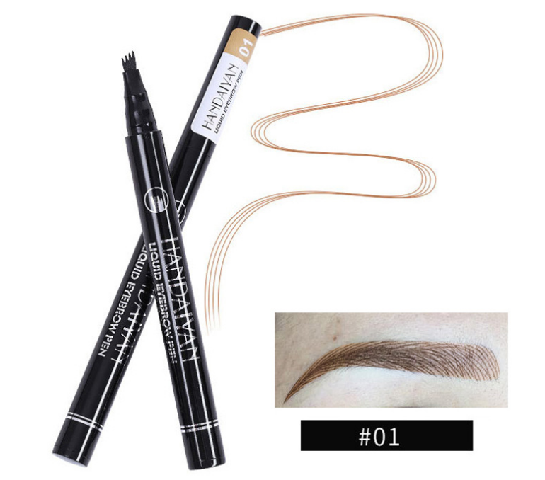 Lápis de Sobrancelha Microblading à Prova d'Água com Ponta de Garfo - O Retalho