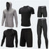 Conjunto de Roupas Esportivas para Corrida Masculina - 7 Peças para Corrida, Basquete e Academia - O Retalho