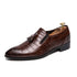 Sapatos de couro pontudos para homem - O Retalho