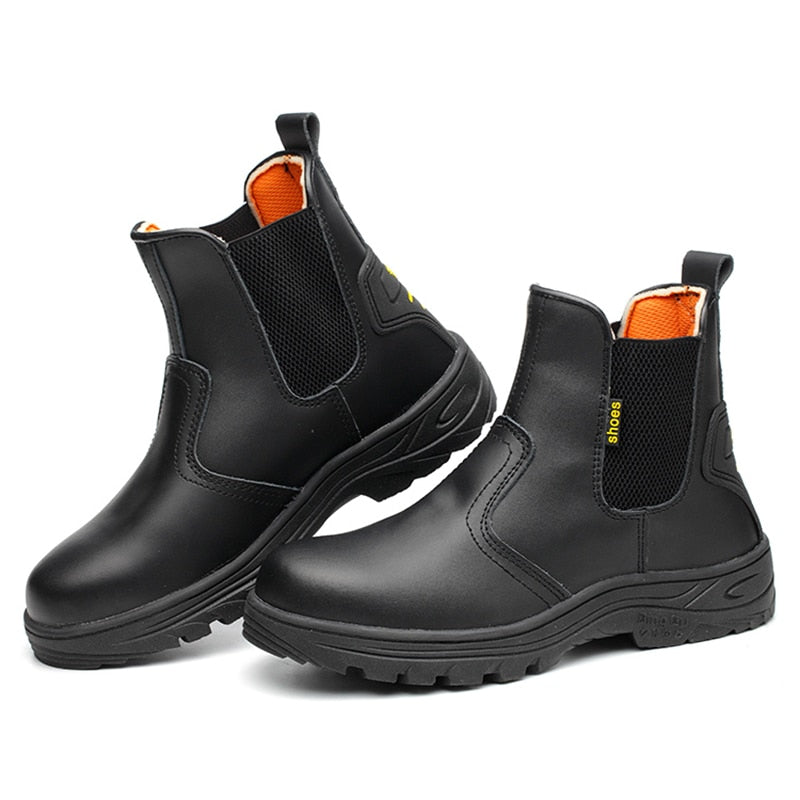 Botas masculinas adequadas para usar em obras - O Retalho