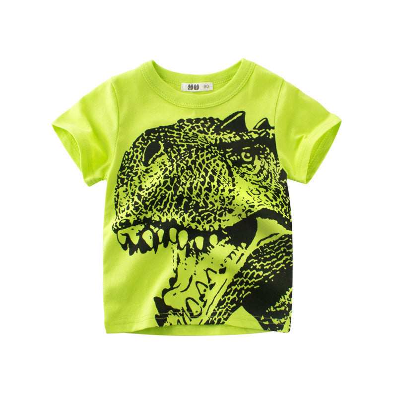 Camiseta infantil de manga curta para verão - O Retalho