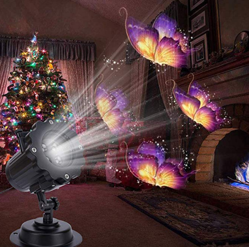 Projetor de Luz a Laser LED para Decoração de Natal ao Ar Livre - O Retalho