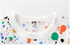Camiseta para meninos chapiscada com cores variadas - O Retalho