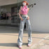 Jeans largo para mulheres - O Retalho