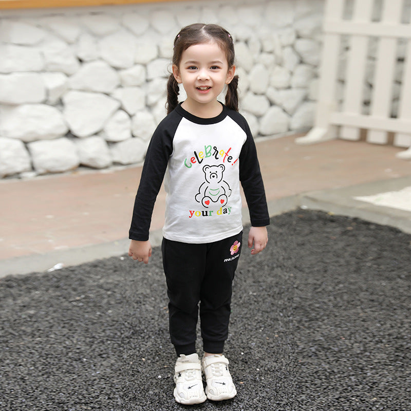 Spring Girls' T-Shirt Long Sleeve T-Shirt Baby Clothes - O Retalho