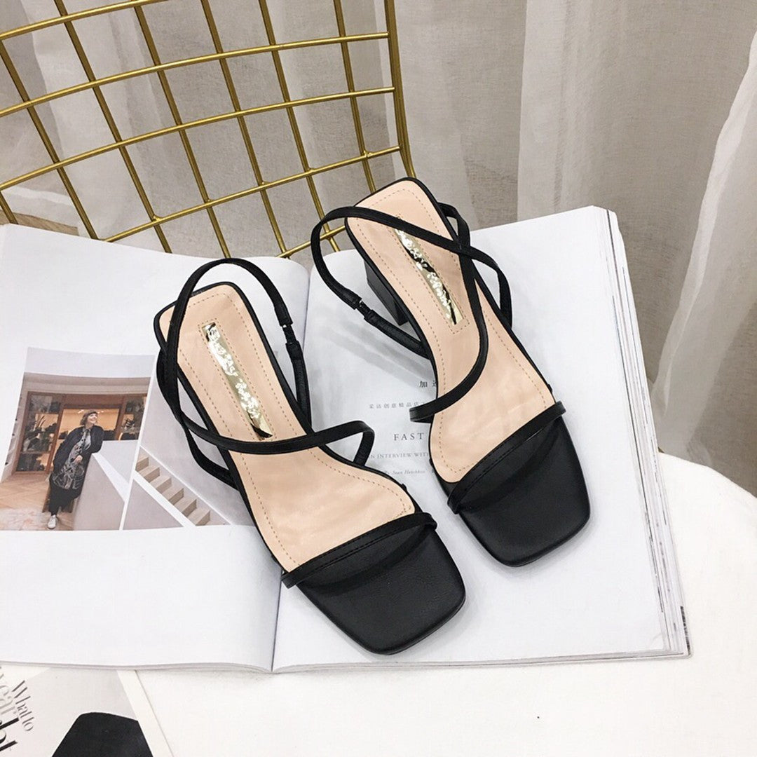 Fairy Style High Heel Roman Shoes Women - O Retalho