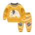 Conjunto de fato treino para bebê, jaqueta grossa e calça - O Retalho