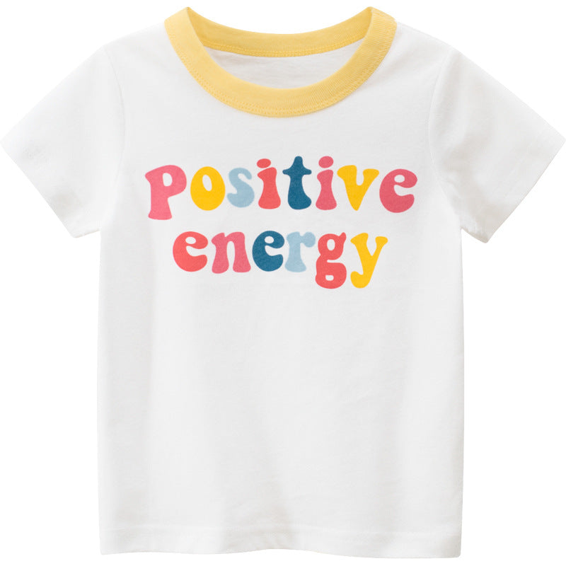 Short Sleeve T Shirt Cartoon Baby Clothes - O Retalho