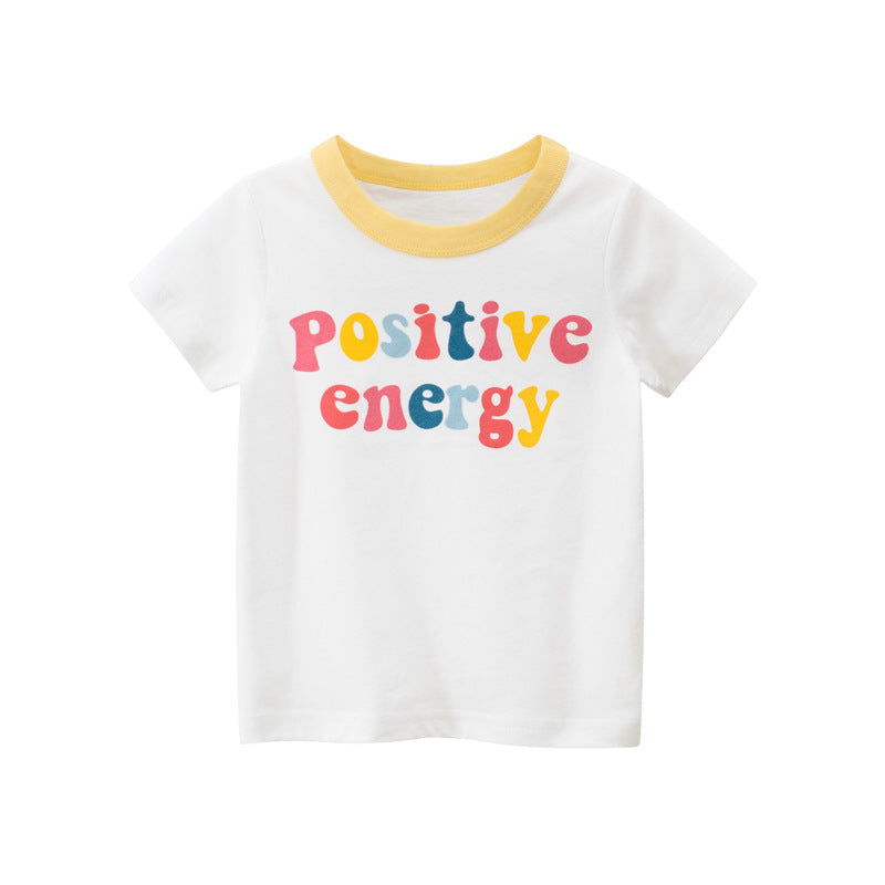 Short Sleeve T Shirt Cartoon Baby Clothes - O Retalho