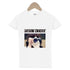 Camiseta de algodão para meninas de manga curta para verão - O Retalho