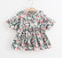 Vestido infantil de algodão com manga larga - O Retalho