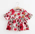 Vestido infantil de algodão com manga larga - O Retalho