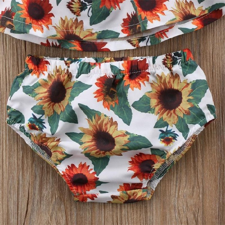 Conjunto top para meninas recém-nascidas - O Retalho