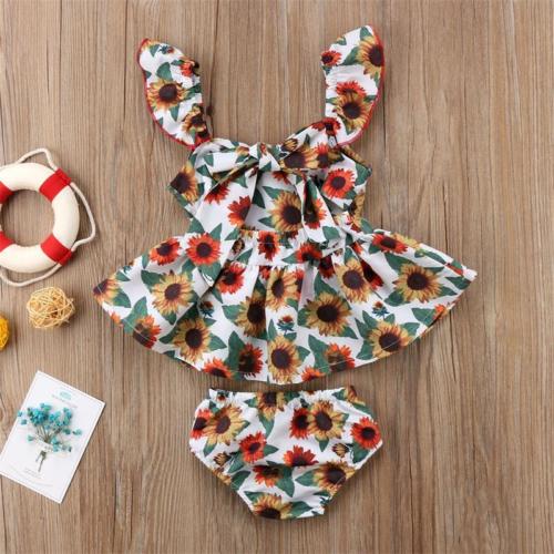 Conjunto top para meninas recém-nascidas - O Retalho