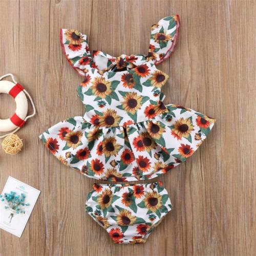 Conjunto top para meninas recém-nascidas - O Retalho