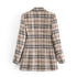 Blazer Casual com Textura Xadrez - O Retalho