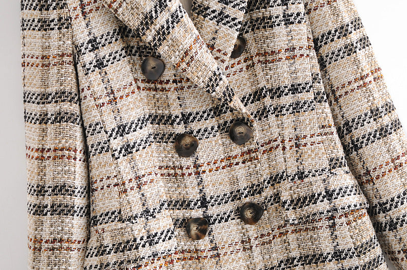 Blazer Casual com Textura Xadrez - O Retalho